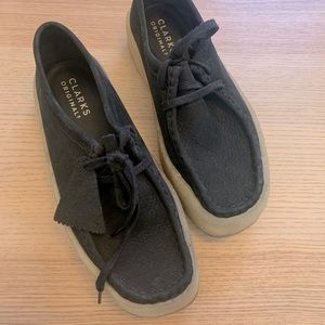 Clarks Wallabees Cup Black Nubuck
